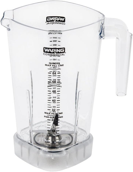 Waring Stackable Polycarbonate Blender Jar with Blade, 32-48 oz