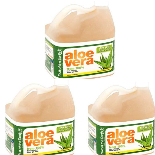 Fruit Of The Earth Aloe Vera, 128 Fluid Ounce (3 Gallon)