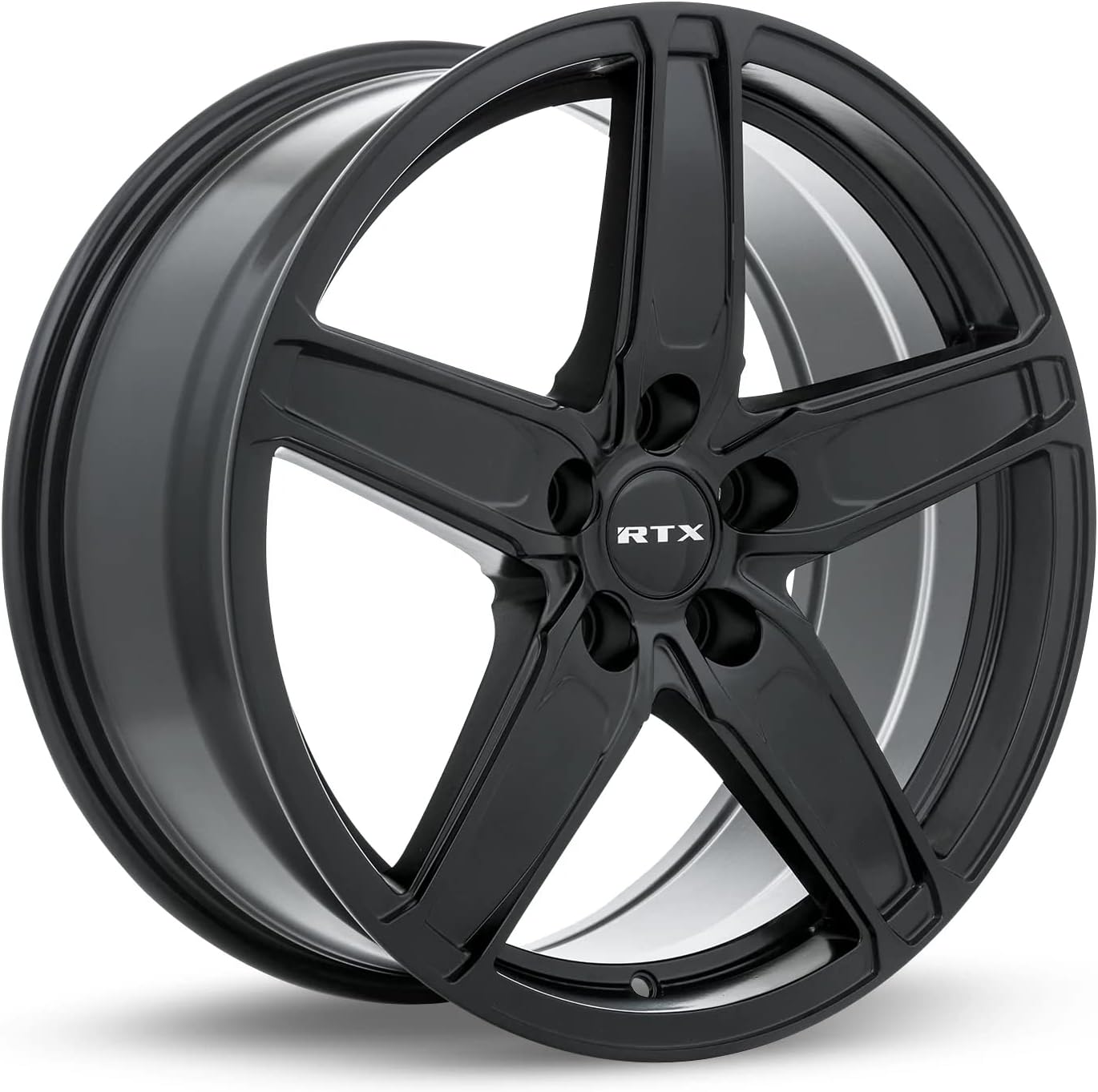 RTX FROST Custom Wheel - 16x6.5, 42 Offset, 5x114.3 Bolt Pattern, 67.1mm Hub - Satin Black Rim