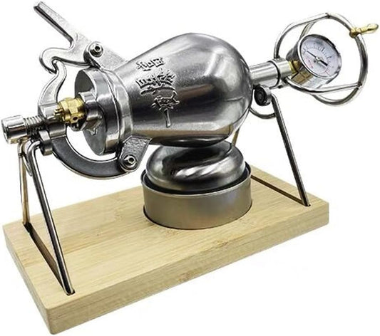 Generic High Pressure Popcorn Maker, Traditional Old-Fashioned Popcorn Machine, Hand crank, With safety valve, Food amplifier for family gatherings