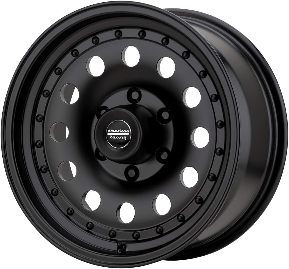 American Racing AR62 15X7 5X4.5 S-BLK -6MM - AR625765B