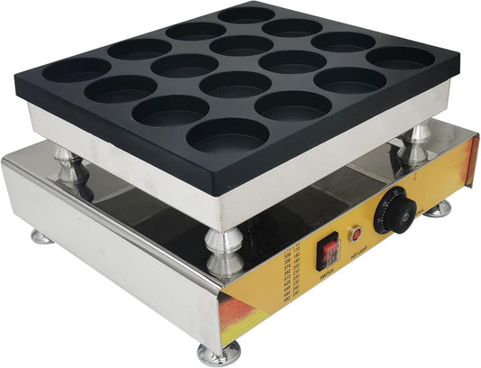 TECHTONGDA Nonstick Electric Red Bean Dora Cake Baker Waffle Maker Machine 110V 16pcs Cake Waffle Maker Machine FOR Catering equipment