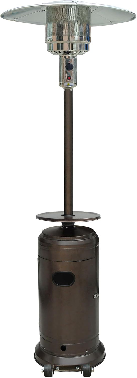 Shasta Pool Supply 87" Tall Patio Heater in Hammered Bronze with Pilot