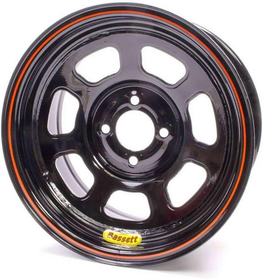BASSETT D-Hole Lightweight 14x7 in 5x100 mm Black Wheel P/N 47SN3