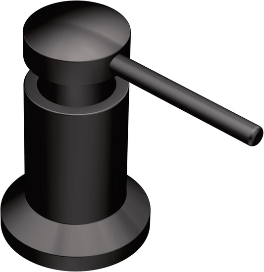 Moen Modern Deck Mounted Lotion or Kitchen Soap Dispenser Pump, Matte Black, 3942BL