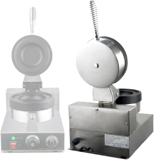 Electric Burger Waffle Maker, Burger Machine Stainless Steel Ice Cream Waffle Maker Baker Machine Household Waffle Maker Cone Maker for Burger Waffles
