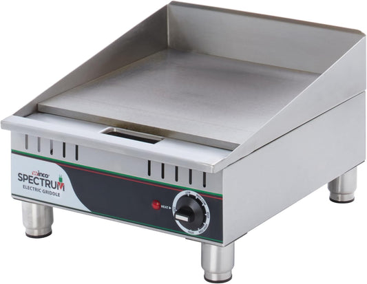 Winco Commercial-Grade Electric Griddle, 16"