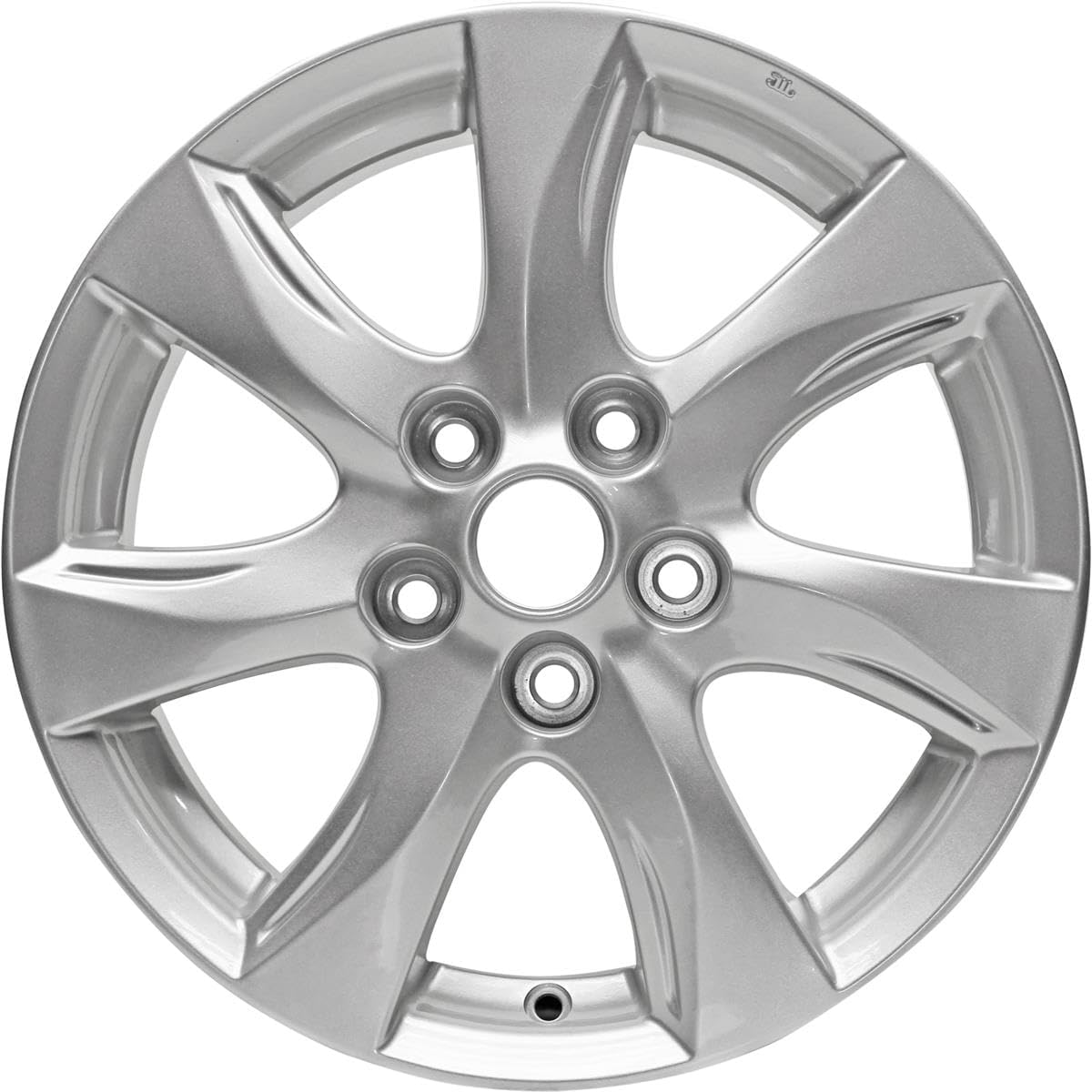 Partsynergy Replacement For New 16 Inch Aluminum Wheel Rim Fits 2010-2011 Mazda 3 5 Lug 114mm 7 Spokes 16x6.5 inch