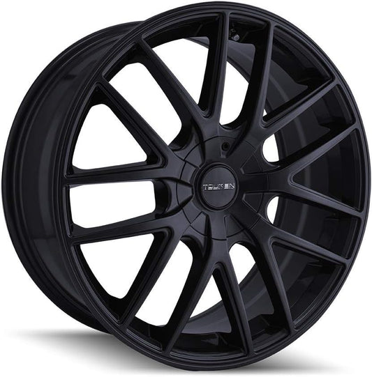 TOUREN TR60 Full Matte Black Wheel (19 x 8.5 inches /5 x 74 mm, 40 mm Offset)