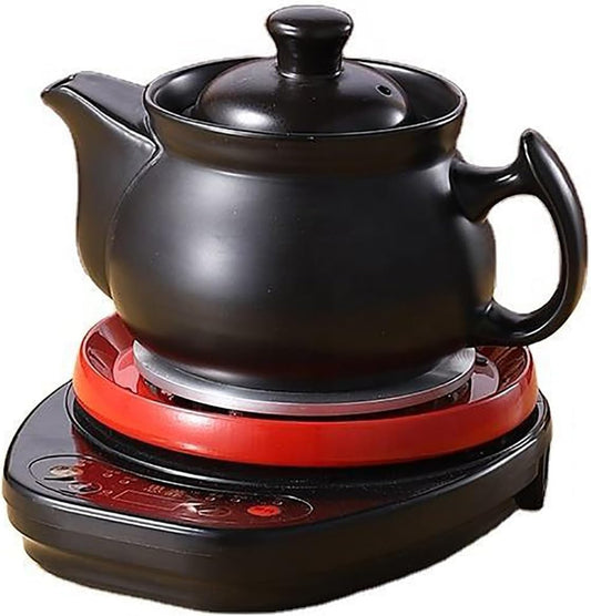 ASHLGQB Electric Chinese Medicine Teapot, 2-6L Multi-Purpose Home Chinese Herb Tea Teapot, 8 Hours Automatic Keep-Warm Function, 6L for Boiling Plants and Soup Making