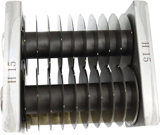 INTSUPERMAI Only Blade 15mm for QE QH QSJ-A 110V Commercial Meat Cutting Machine Meat Slicer 500KG/H