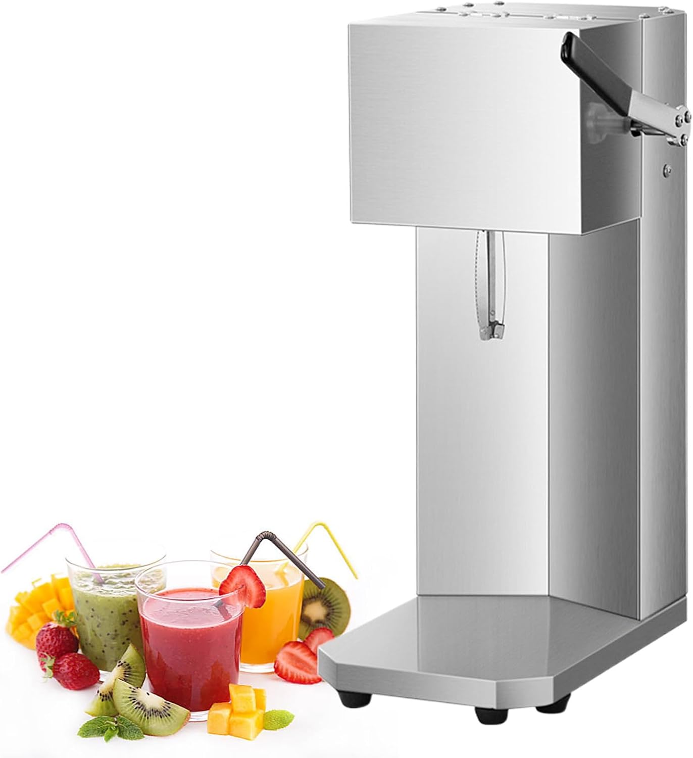 Electric Citrus Juicer Stainless Steel | Orange Juice Squeezer for Oranges, Watermelon, Pineapple | Quiet Operation, Easy to Clean, Countertop Small Kitchen Appliance