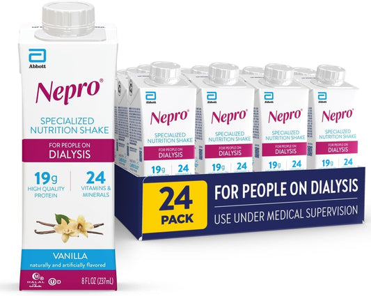 Nepro Liquid Nutrition, Homemade Vanilla, 8-Ounce Plastic Bottles (Pack of 24)