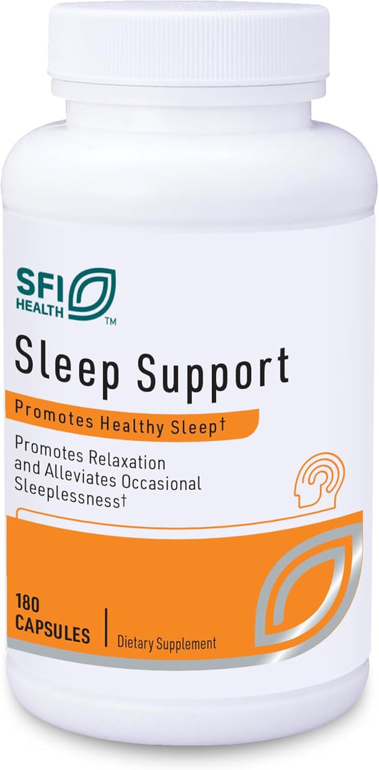 Klaire Labs SFI Health Stress Support Complex - Adaptogenic Blend with GABA, L-theanine & Valerian, No Dairy or Wheat (180 Capsules)