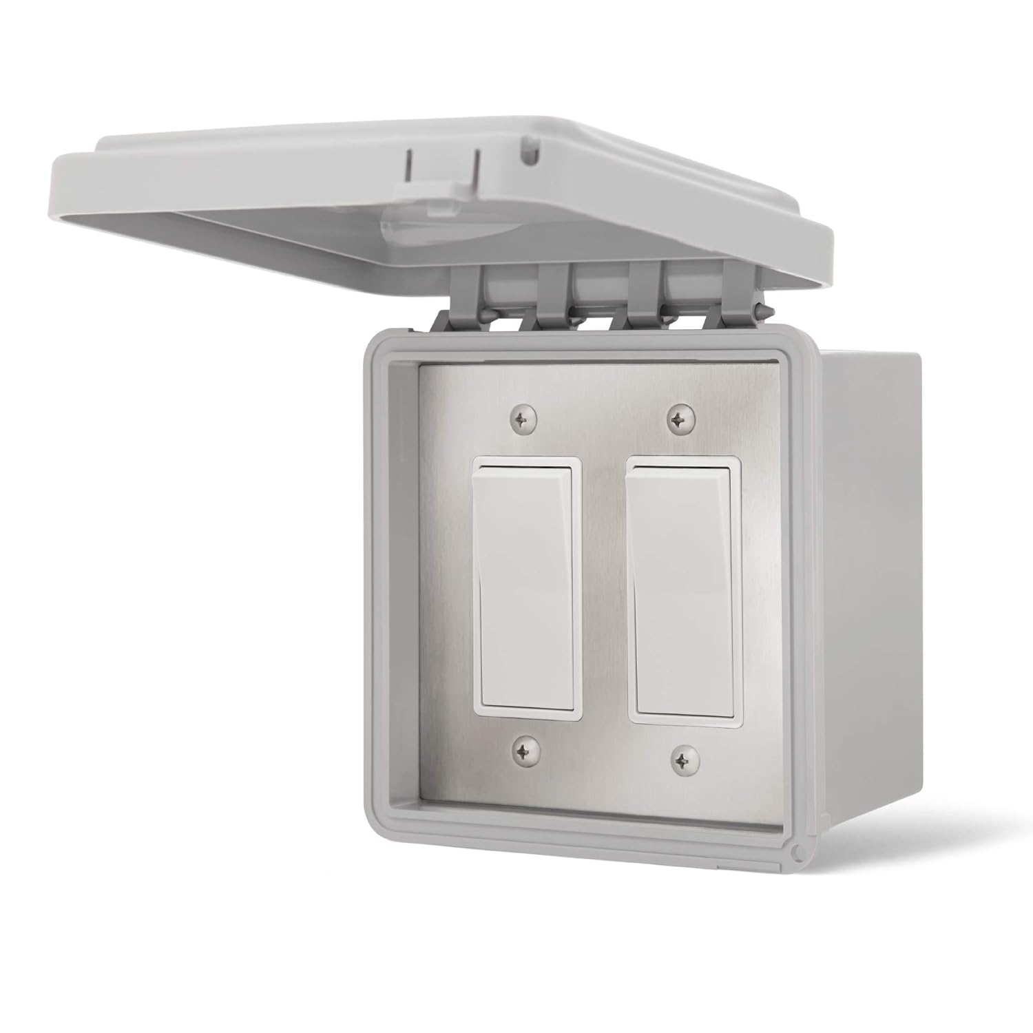 Infratech Dual On/Off Switch, Surface Mount Control W/Weatherproof Cover, 14-4425