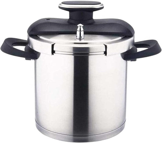 6L Explosion-proof 304 Stainless Steel Pressure Cooker, Pressure Cooker Soup Induction Cooker Gas Universal Pot Large Capacity