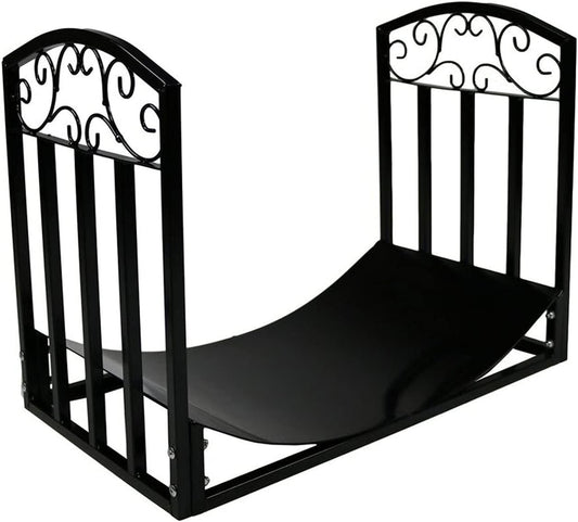 Firewood Rack Outdoor Indoor Firewood Fireplace Tool Holder Timber Holder Heavy Duty Wood Stove for Indoor Outdoor Wood Storage Firewood Storage Racks for Outside,