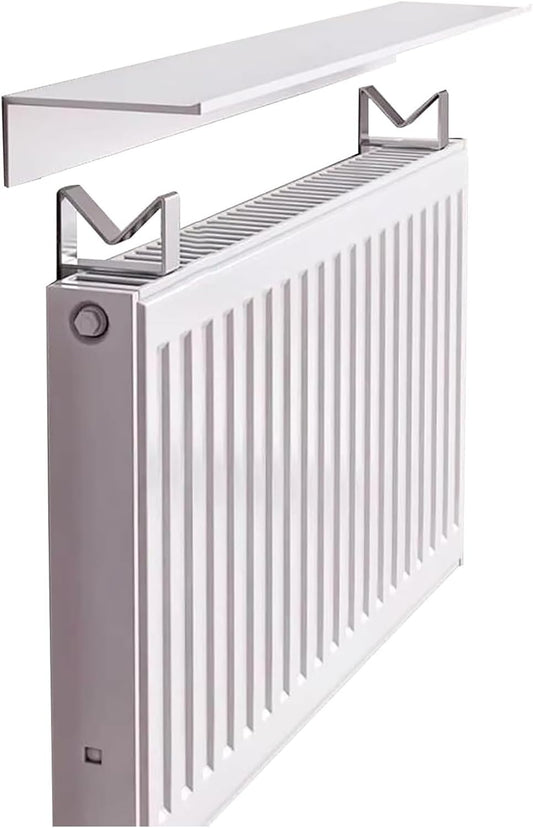 Radiator cover for old radiator，Radiator cabinet， Radiator Cover Aluminum Top Shelf Splicable for Dining Room\/Farmhouse\/Studio(L 50cm\/19.7in(1 section))