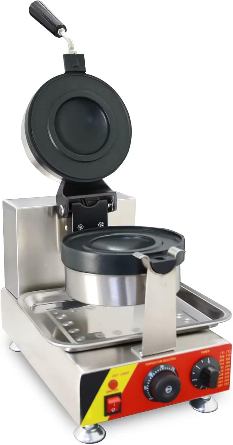 Hot Snack Dessert Machine Donut Ice Cream Krapfen Warmer Italy Gelato Panini Press Sandwich Maker (110v)