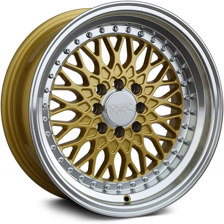 XXR 536 Hyper Gold/ML Wheel with Painted (16 x 8. inches /4 x 100 mm, 20 mm Offset)