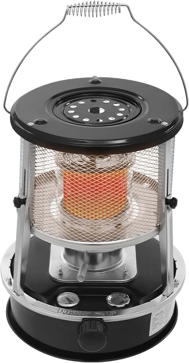 Kerosene Heater for Outdoor Portable Camping Heater Camp Tent Small Kerosene Stove for Ice Fishing, Cooking, Hunting, Hiking, Emergency Preparedness
