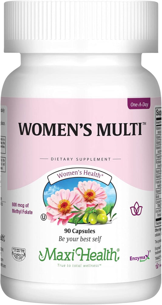 Womens Multivitamin \u2013 Essential Multivitamin for Women with 23 Key Vitamins C, D, B6, B12, Calcium, Probiotics, Biotin & More \u2013 Energy, Skin, Nails & Gut Health Support \u2013 Kosher (90 Capsules)