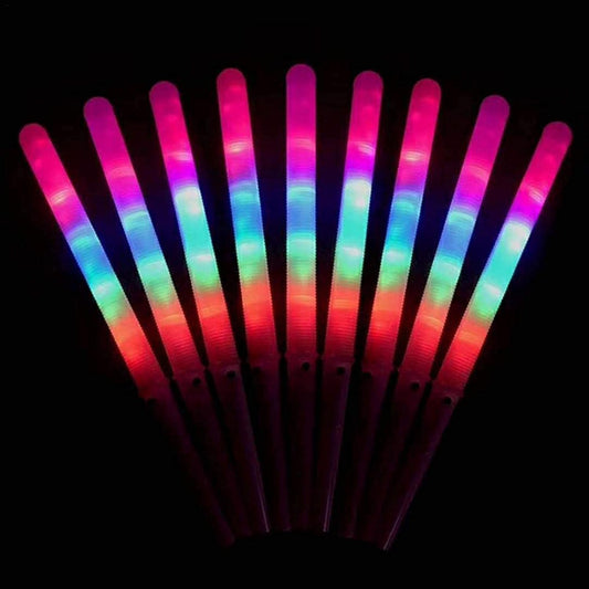 200 Pcs Cotton Candy Cones - Light Up Cotton Candy Sticks, 8 Patterns Colorful LED Flashing Glow Sticks for Cotton Candy Maker, Reusable Safety Food Grade Light Up Sticks Party Favors Decorations