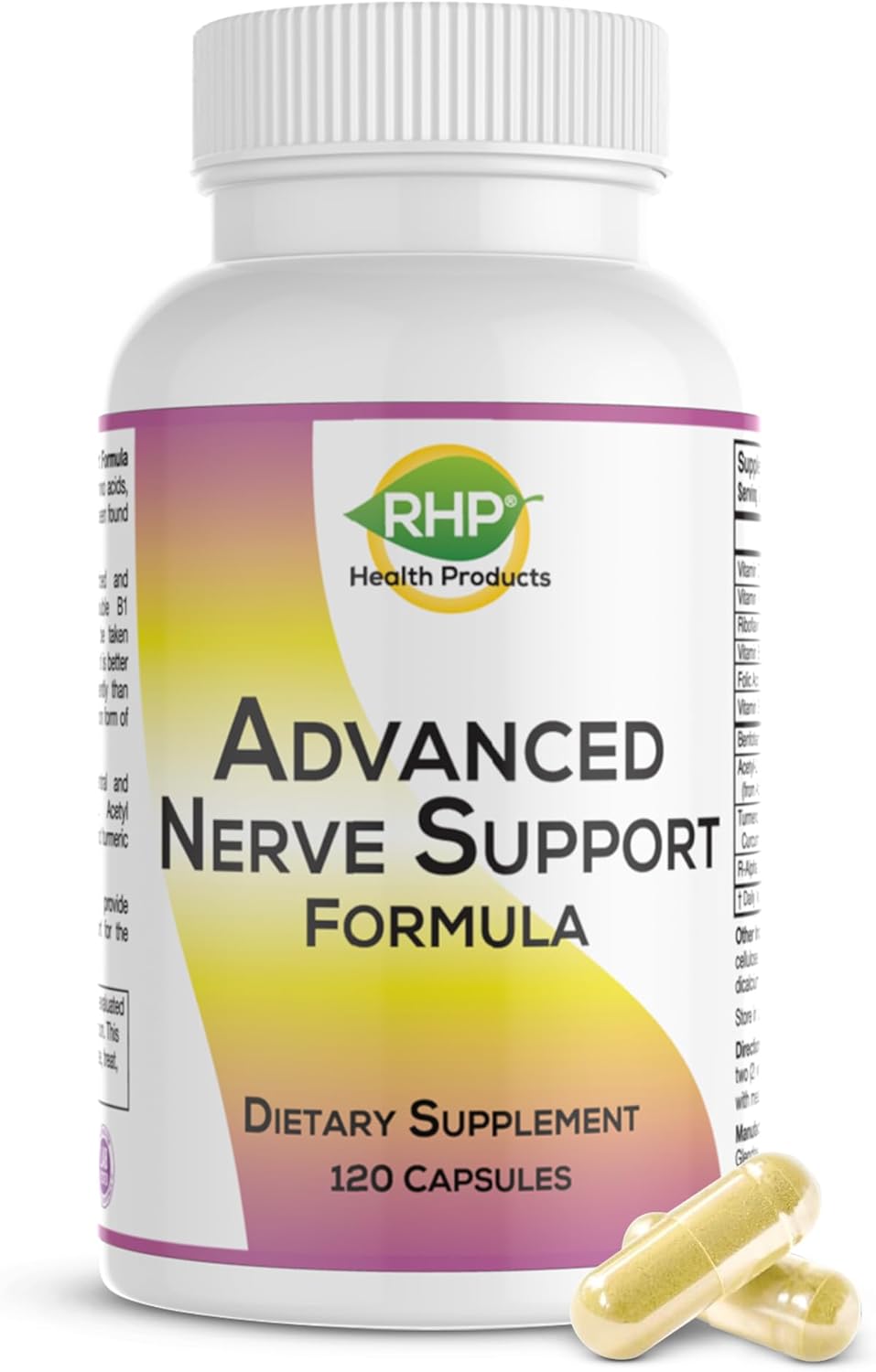 Advanced Nerve Support Formula. Peripheral Neuropathy Supplement with Alpha Lipoic Acid for Healthy Nerve Repair & Function. Maximum Strength Formula, 120 Capsules