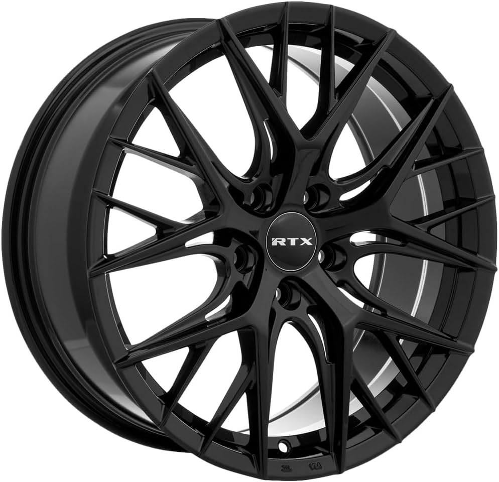 RTX Valkyrie Custom Wheel - 18x8, 40 Offset, 5x114.3 Bolt Pattern, 73.1mm Hub - Gloss Black Rim
