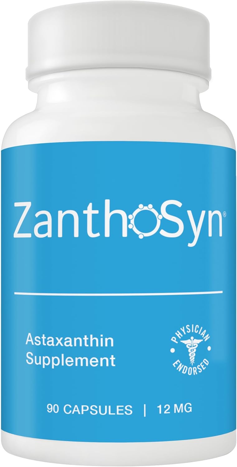 Astaxanthin, Triple Strength (12mg) x Triple Bioavailability (3X Absorption into Bloodstream), Superior Purity, Non-GMO, Major Allergen Free, No Fishy Aftertaste, 90 Vegetable Capsules