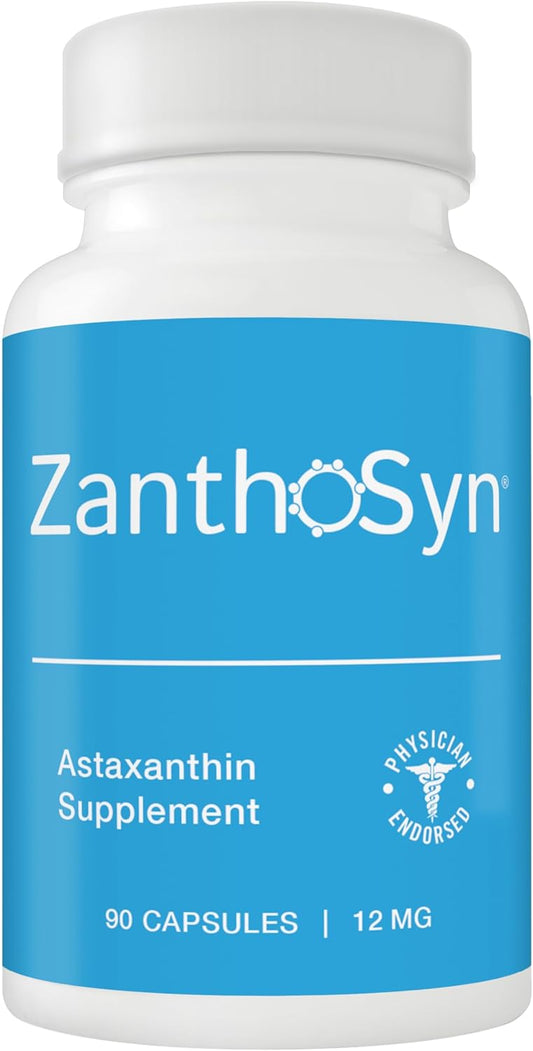 Astaxanthin, Triple Strength (12mg) x Triple Bioavailability (3X Absorption into Bloodstream), Superior Purity, Non-GMO, Major Allergen Free, No Fishy Aftertaste, 90 Vegetable Capsules