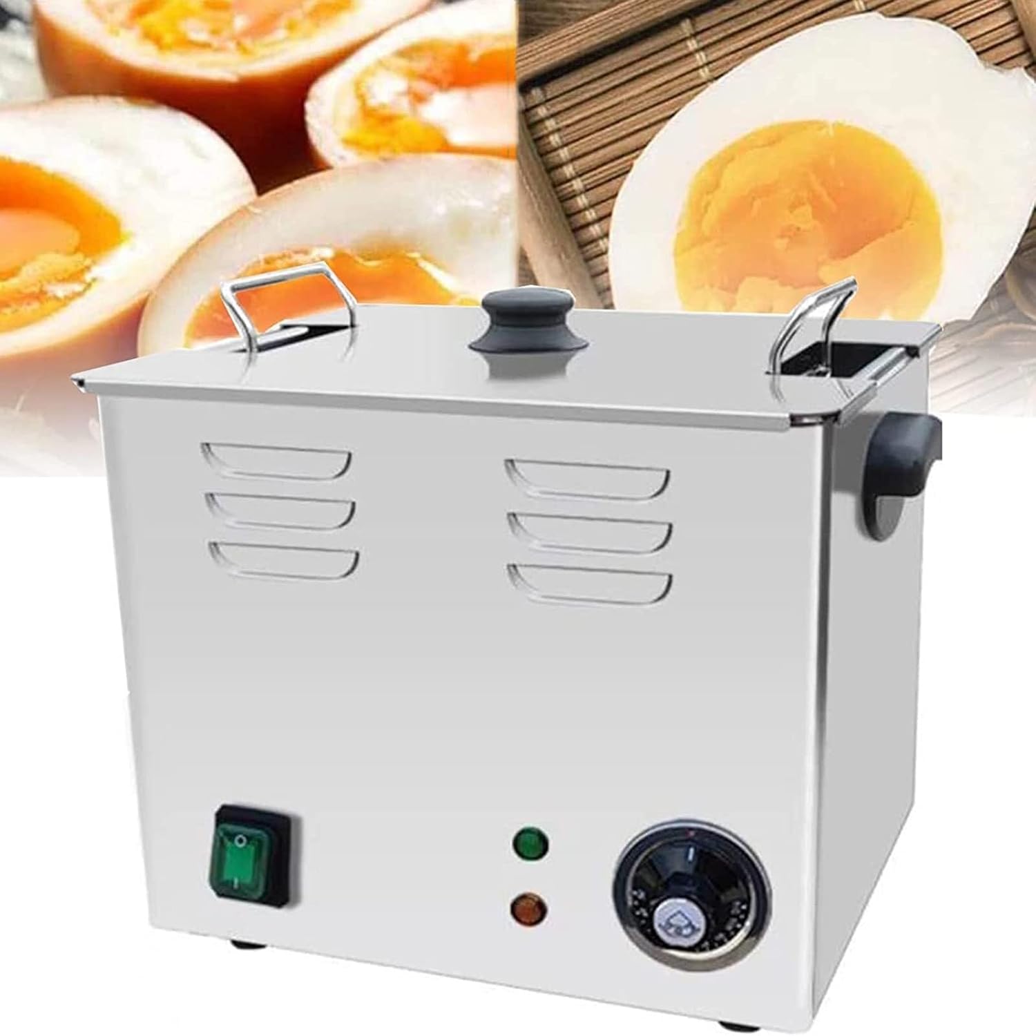 2600w Rapid Electric Egg Boiler 60pcs Capacity,Commercial Automatic Hot Spring Egg Cooker, Soft, Medium, Hard Boiled, Omelet Maker Egg Poacher With Auto Shut-Off, 20240501