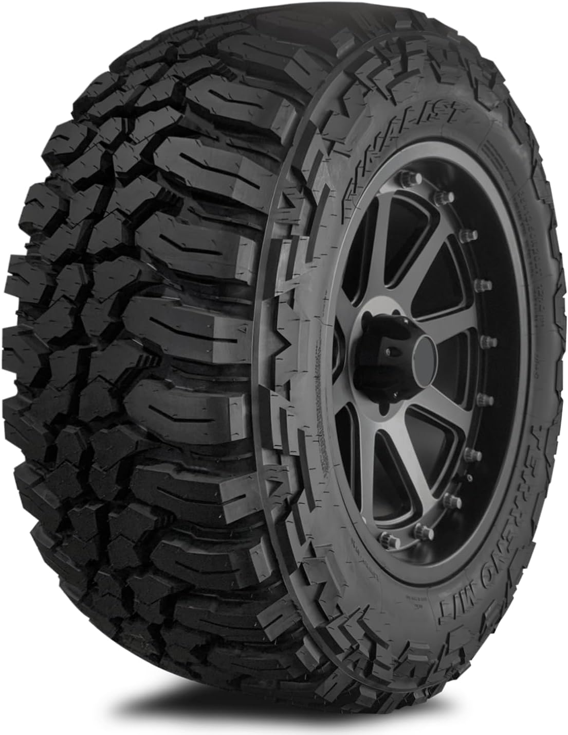 Finalist Terreno M\/T LT265\/75R16 10 Ply 123Q Load Range E SUV Light Truck Mud Terrain Tire 265\/75\/16 MT- Includes Road Hazard Warranty (Tire Only)