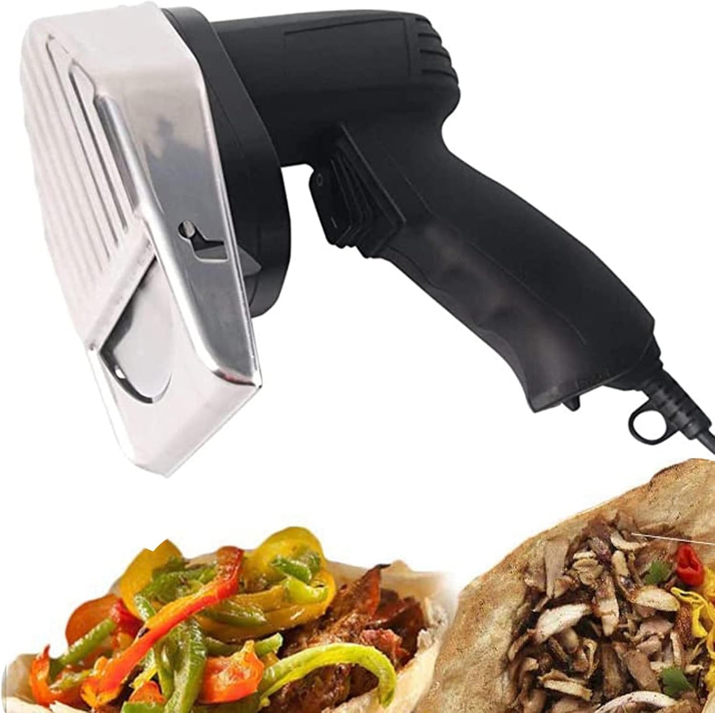 Meat Cutting Machine,Electric Barbecue,Automatic Doner Kebab Knife,Electric Kebab Slicer With 2 Blades Cutting Turkish Kebab Slicer, Kebabslicer,Corded
