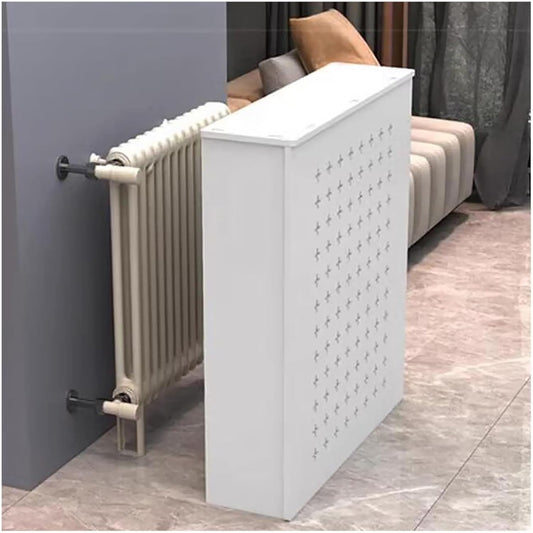 Radiator cover with ventilation slats， Against The Wall Radiator Cover Cabinet Shelf Sheltering Decorative for Home\/Apartment\/Office(30x22x8in\/76.2x56x20.8cm)