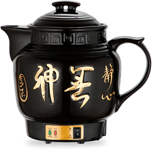 Automatic Electric Chinese Medicine Pot, Medicine Tea Cooker Stock Pot, Ceramic Cooking Pot, Multifunctional Health Pot for Cooking, Baking and Boiling