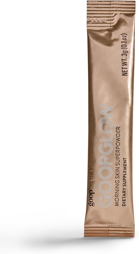 goop Beauty Morning Skin Drink Mix | Beverage Powder to Protect Against Signs of Aging | Vitamin C & E | Lemon Verbena & Orange Flavor | Non-GMO, Gluten-Free, & Vegan | 30 Pack