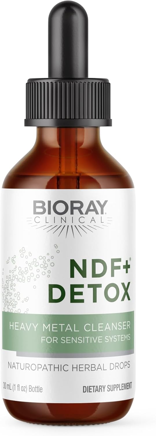 BIORAY Clinical NDF Plus - 1 fl oz - Naturally Removes Toxins from The Body - Non-GMO, Vegetarian, Gluten Free