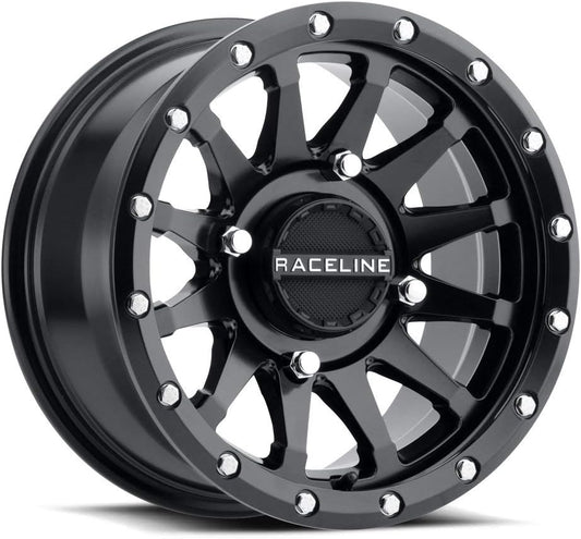 Raceline Trophy 14x7 ATV/UTV Wheel - Satin Black (4/156) +10mm [A95B-47056+10]