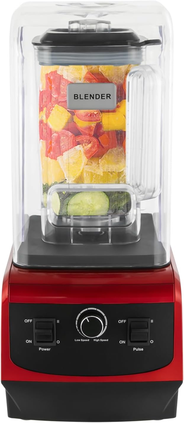 Slushie Machine, 110V Commercial Blender, 2.2L Smoothie Slushy Maker, Slushie Maker Frozen Drink Machine Stainless Steel, for Supermarkets Cafés Restaurants Bars Home Use