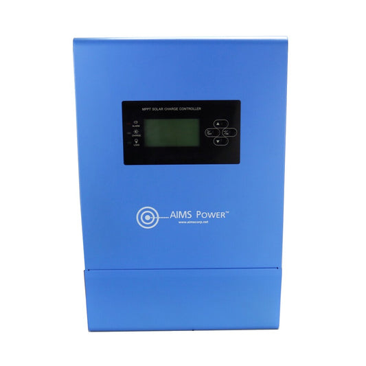 AIMS Power 60 Amp MPPT Charge Controller for 12/24/48V Battery Banks, Maximum Power Point Tracking Technology, Temperature Resistant SCC60AMPPTA