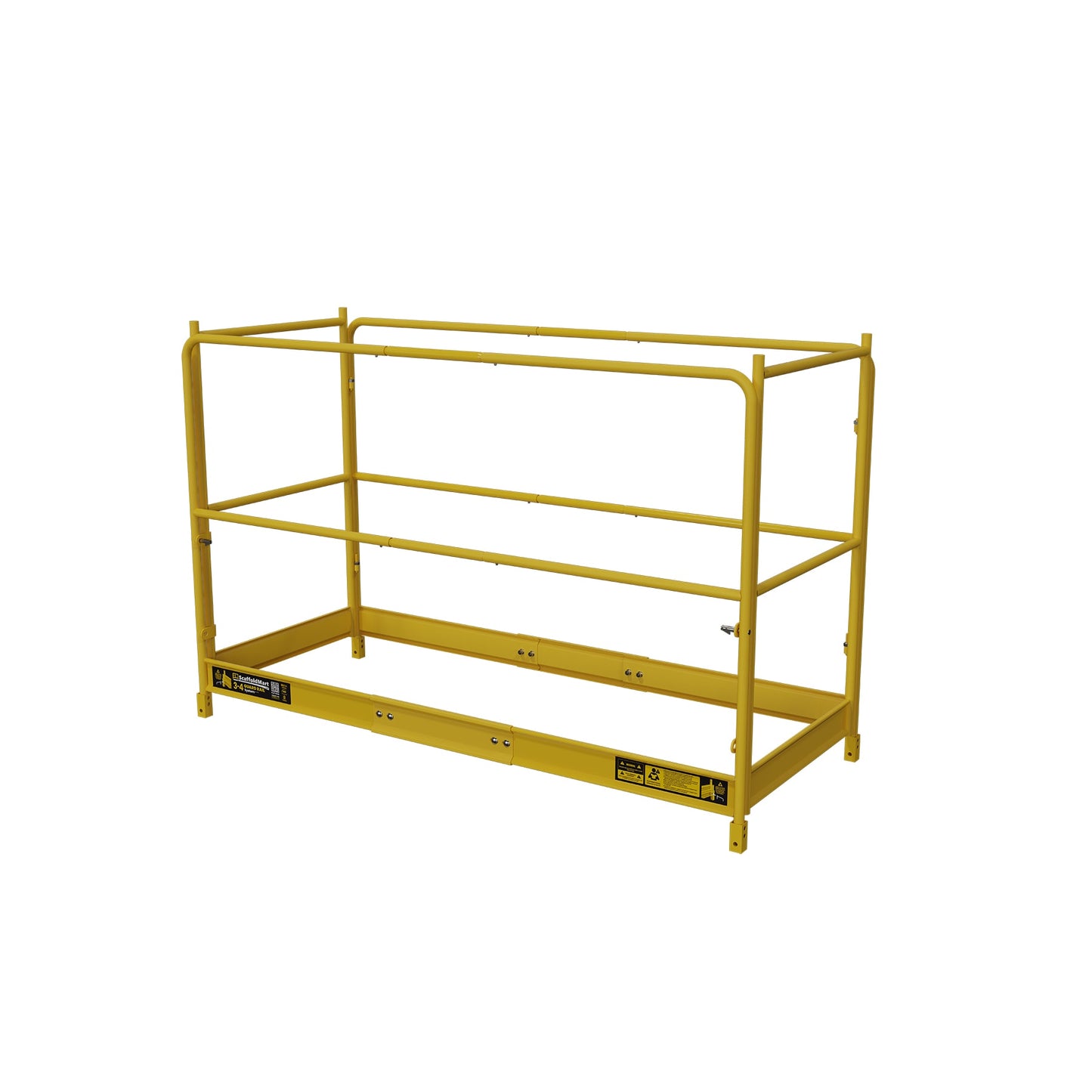 ScaffoldMart 3 or 4 Sided Guard Rail Steel 3.5-ft H x 200-lb Capacity Baker Scaffold