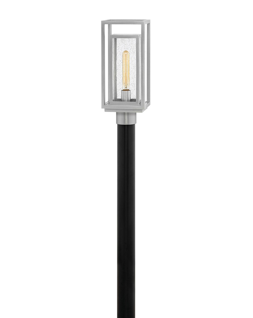 Hinkley Republic 17-Inches Satin Nickel Coastal Outdoor Pier mount 5366337