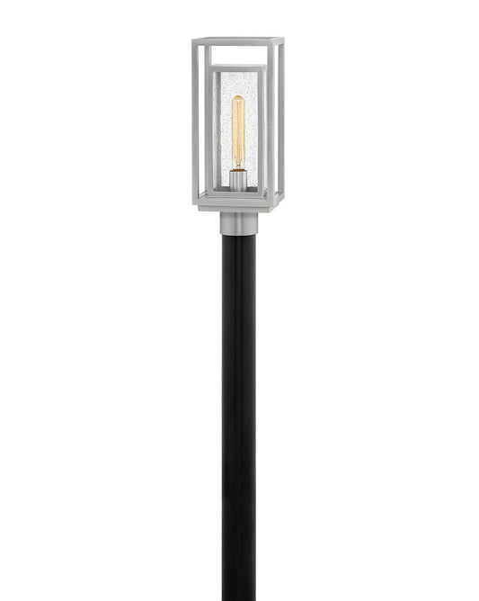 Hinkley Republic 17-Inches Satin Nickel Coastal Outdoor Pier mount 5366337