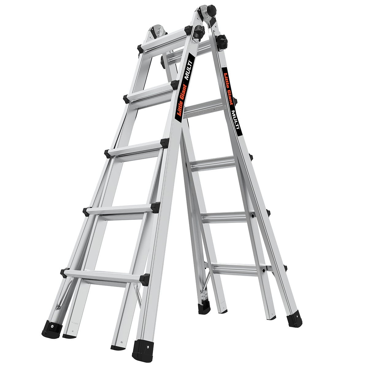 Little Giant Ladders Multi M22 22-ft Reach Type 1a- 300-lb Load Capacity Telescoping Multi-Position Ladder 16522-002