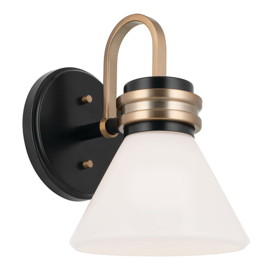 Kichler Farum 7.25-in 1 -Light Black Modern/contemporary Vanity light 5384808