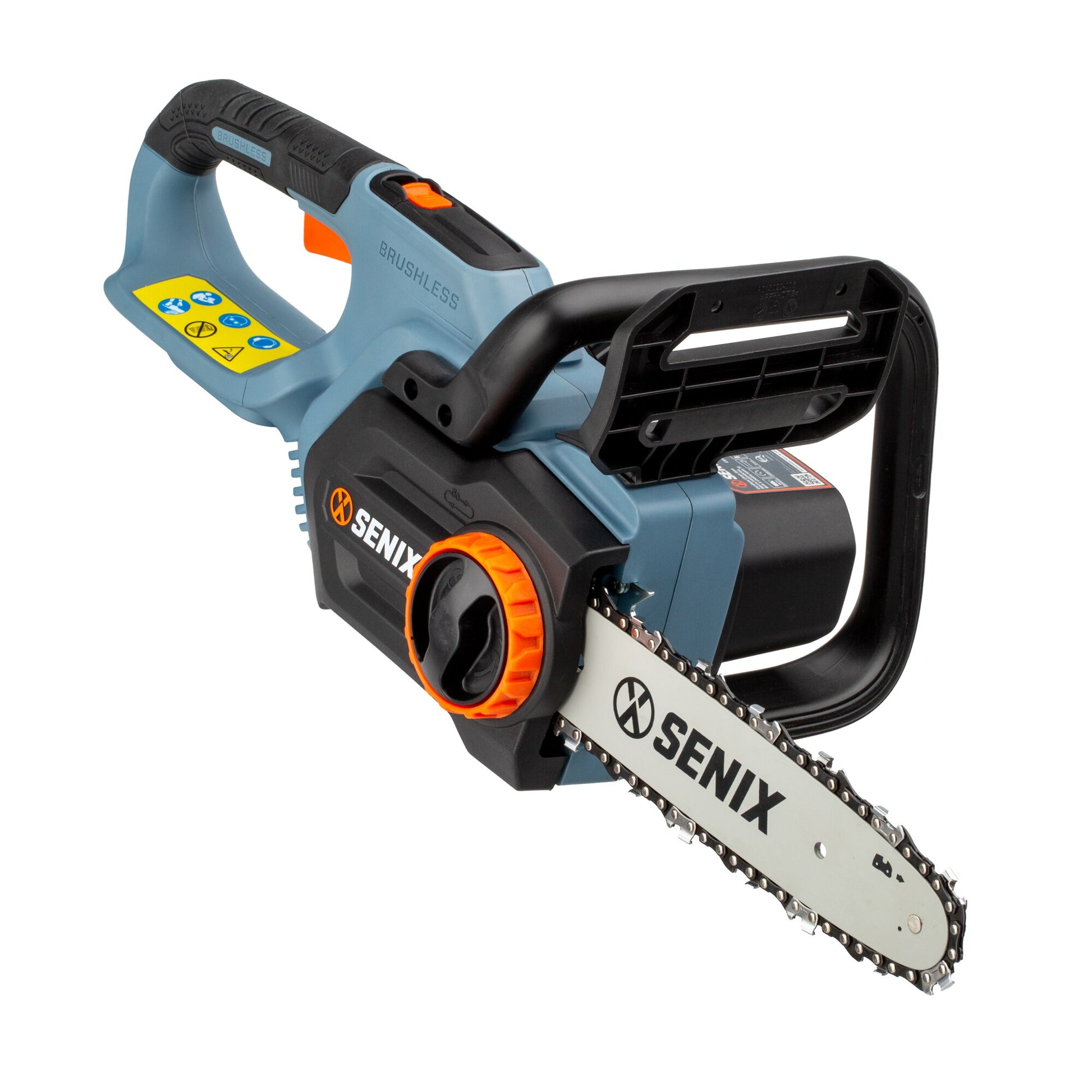 SENIX X2 20-volt Max 10-in Brushless Battery 4 Ah Chainsaw (Battery and Charger Not Included) CSX2-M-0