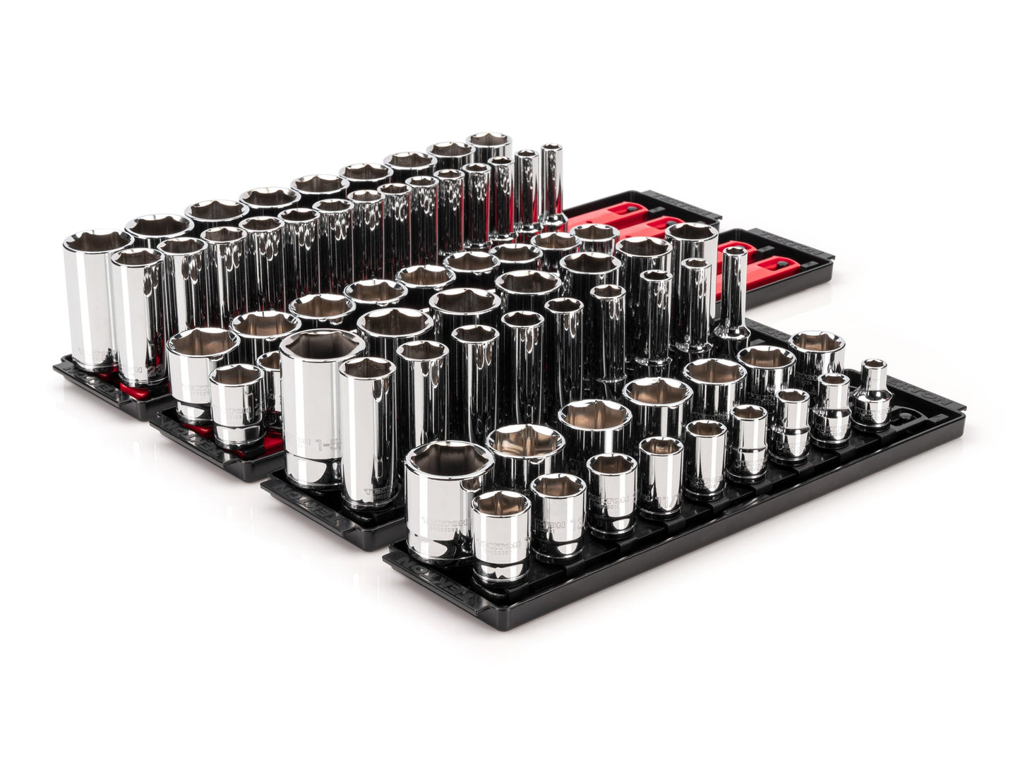 TEKTON 1/2-in Drive Standard (SAE) and Metric Shallow/Deep Socket Set (78-Pieces) SHD92215