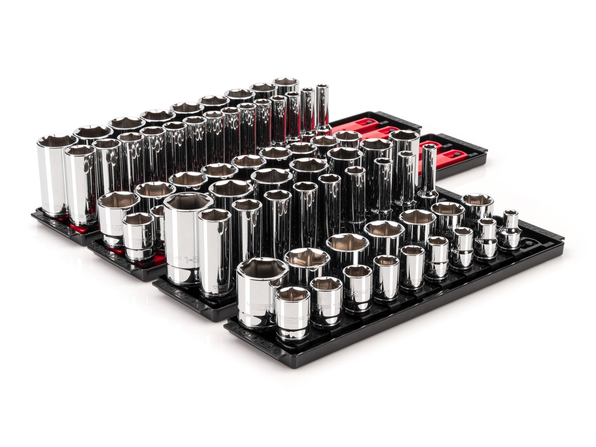 TEKTON 1/2-in Drive Standard (SAE) and Metric Shallow/Deep Socket Set (78-Pieces) SHD92215