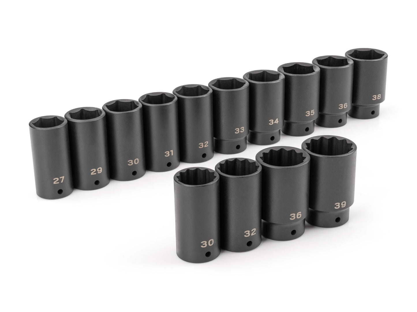 TEKTON 14-Piece Metric 1/2-in Drive Set 6-point Impact Socket Set SID92002